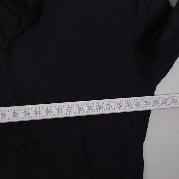 Shanghai Tang Jacket Jacket Mandarin Collar Frog Cotton Size 2XL Minimalist - Picture 5 of 12